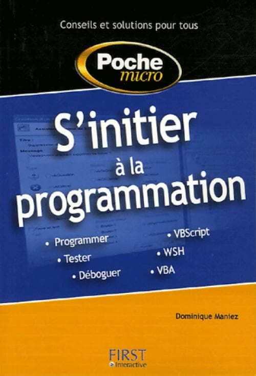 S'initier à la programmation - Dominique Maniez